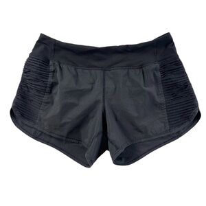 Lululemon Black Bright at Night Running Shorts